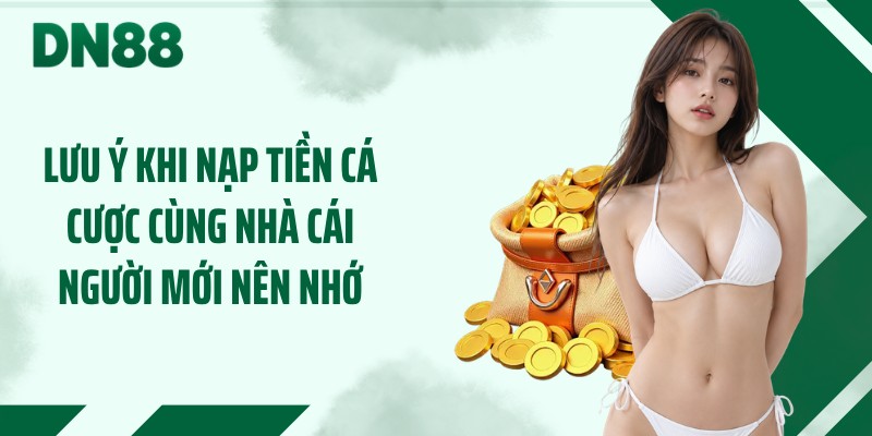 Lưu ý khi nạp tiền cá cược cùng nhà cái người mới nên nhớ